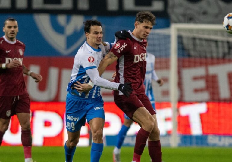 Superliga: CFR Cluj obține o remiză la Craiova