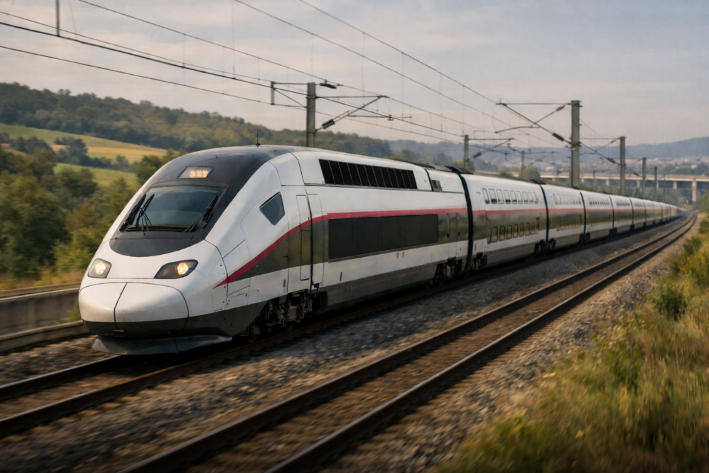 TGV Duplex 200 care circula prin Franta