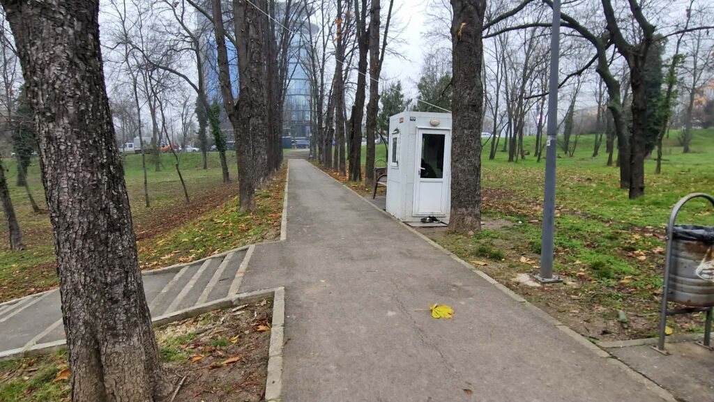 cabina paznicului din Parcul Verdi
