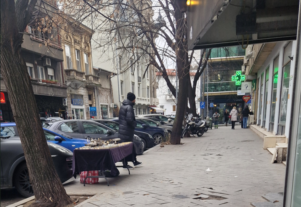 comerț stradal ilegal Amzei