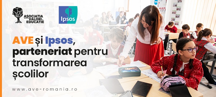 AVE și Ipsos susțin directorii și profesorii să devină lideri ai schimbării în școlile din Programul de Transformare a Școlilor din România