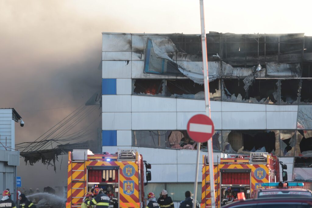 incendiu Iuliu Maniu clădire