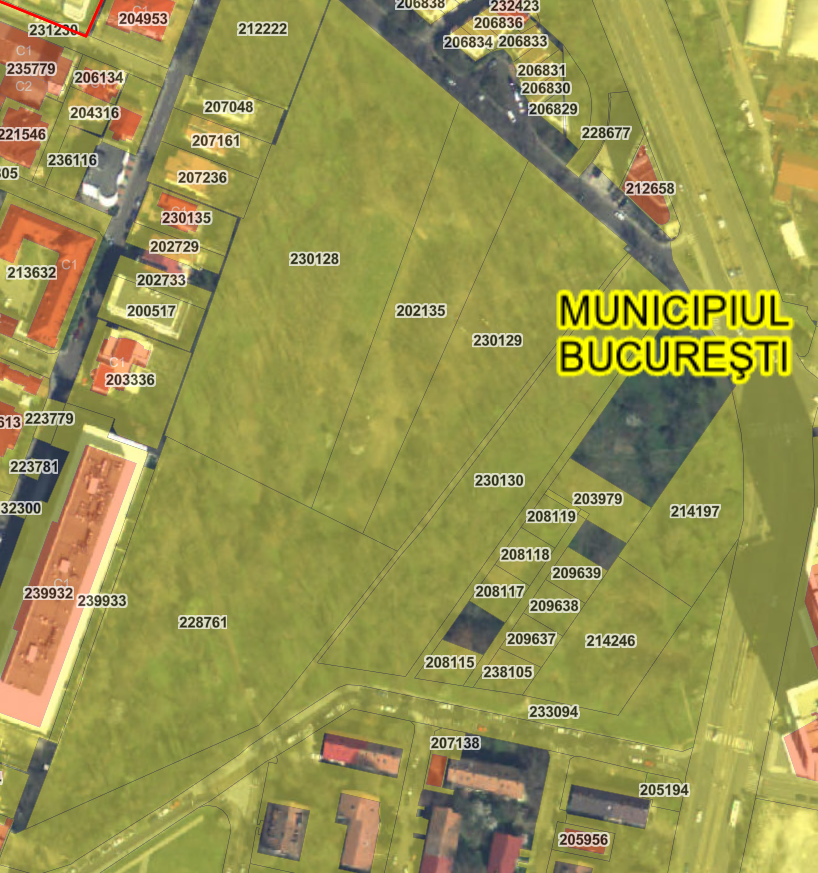 numere cadastrale PArcul Verdi