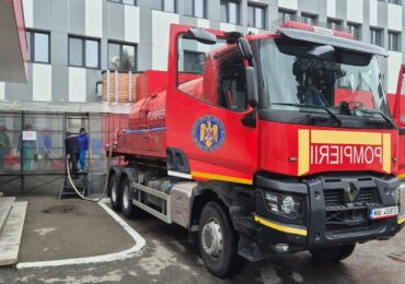 Incendiu la Spitalul de Pneumoftiziologie din Brașov. O persoană a fost găsită carbonizată într-un salon