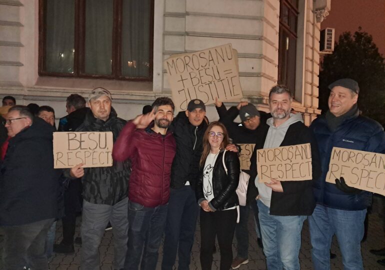 Judecătoarea Sorina Marinaș, după protestul de la Craiova: Au fost magistrați, avocați, studenți, copii. S-a strigat „Moroșanu nu uita, strada e de partea ta!”