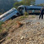 Un tren a deraiat în Mexic. Cel puțin 13 persoane au murit (Foto)