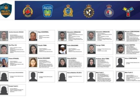 O bandă de români, acuzată pentru sute de furturi în Canada