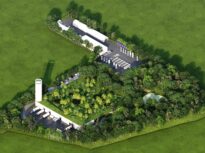 Cum va arăta stația de sortare a deșeurilor semiîngropată care se construiește în Sectorul 6. Va fi înconjurată de o pădure urbană (Foto)