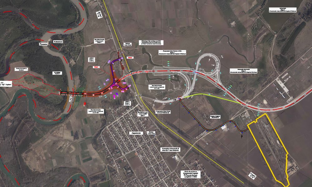 România construiește primii kilometri de autostradă în R. Moldova. A fost lansată licitația pentru ultimul lot al Autostrăzii Unirii A8