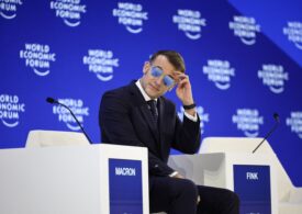 Apariția lui Macron la Davos a făcut să explodeze pe bursă acțiunile producătorului de ochelari de soare