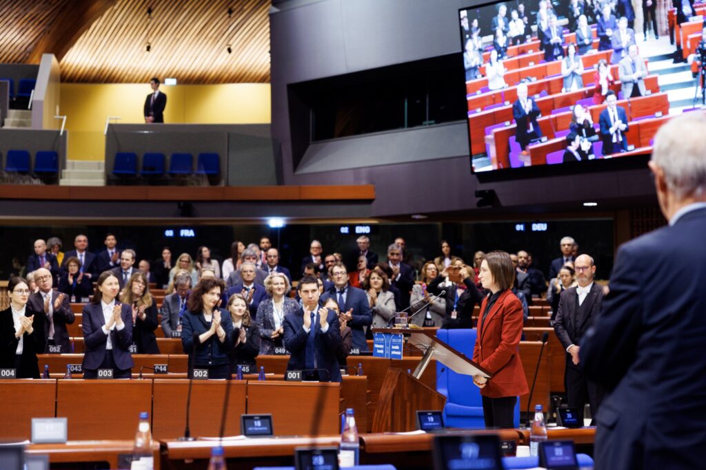Maia Sandu cere accelerarea aderării R.Moldova la UE: Nu vrem să fim ocupați de Rusia