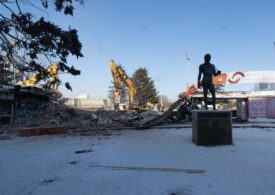 A început demolarea stadionului Dinamo