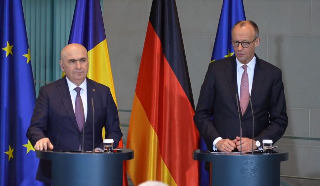 Bolojan și Merz, front comun: memorandum de apărare, sprijin pentru Ucraina și mesaj clar despre rolul SUA în securitatea Europei (Video)