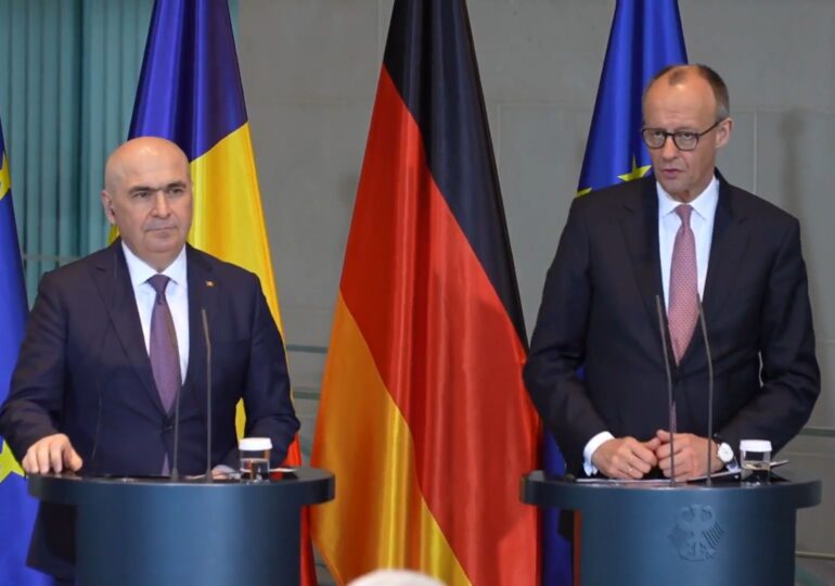 Bolojan și Merz, front comun: memorandum de apărare, sprijin pentru Ucraina și mesaj clar despre rolul SUA în securitatea Europei (Video)