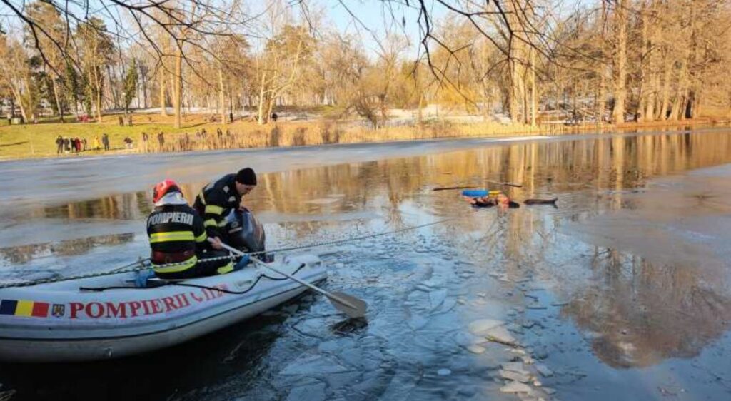 Salvatorul fetiței care a căzut în lacul înghețat este indian. Va deveni cetățean de onoare al Craiovei