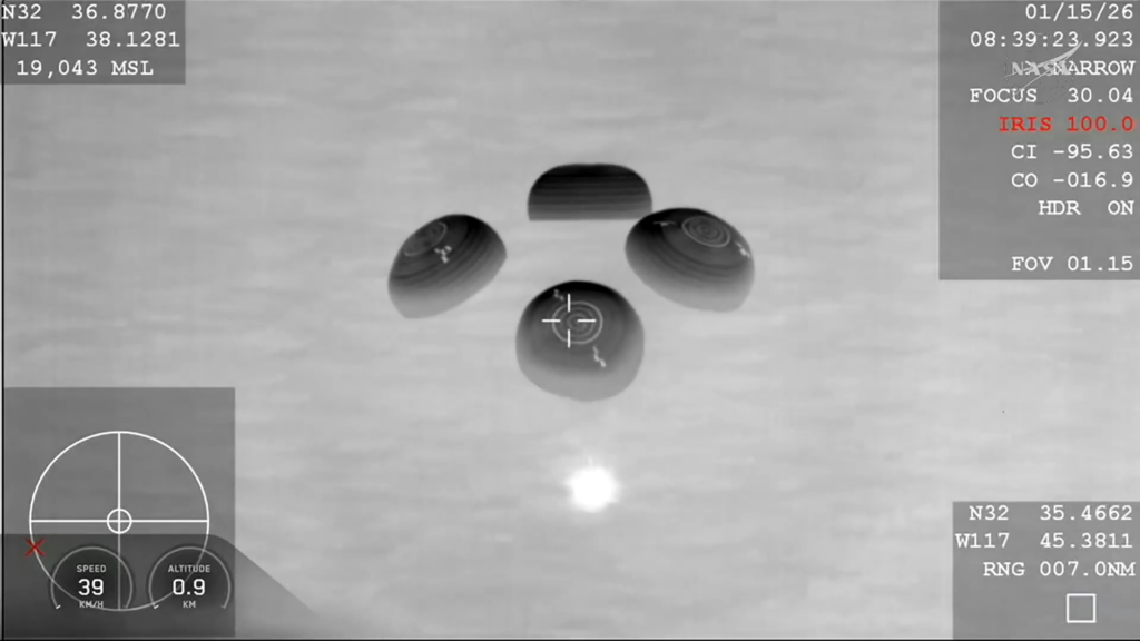 evacuare ISS parasute NASA