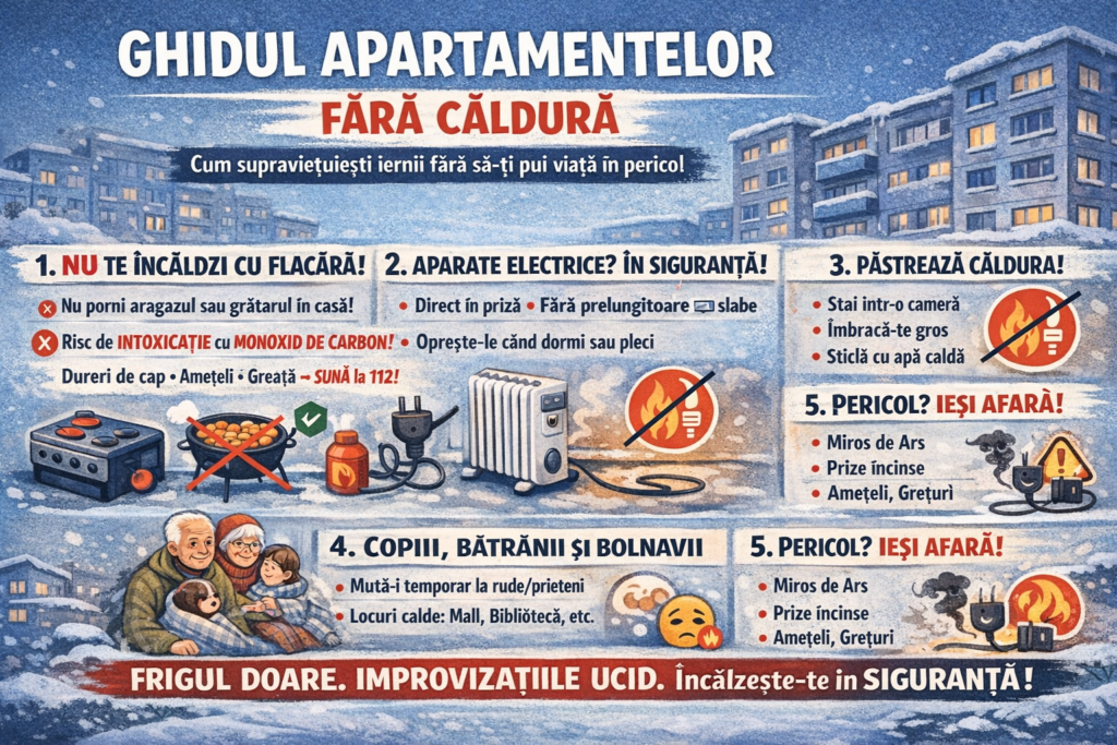Ghid de supraviețuire în apartamentele cu calorifere reci