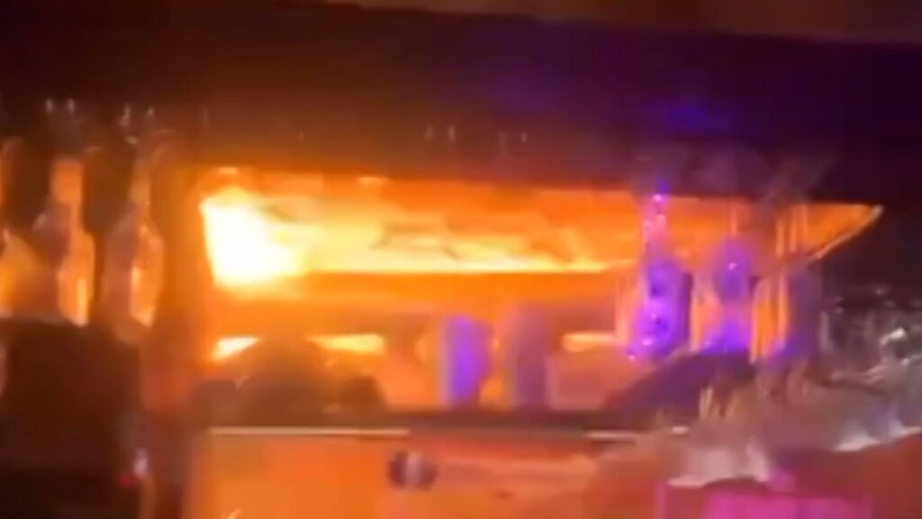Momentul în care izbucnește incendiul teribil din Crans-Montana (Foto) UPDATE Primele declarații ale proprietarului barului