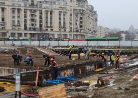 În ce stadiu sunt lucrările la Planșeul Unirii, în centrul Capitalei
