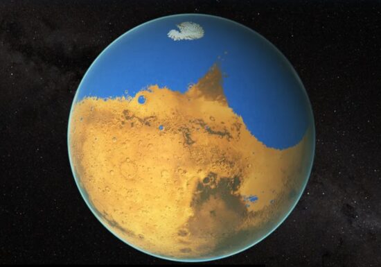 Noi dovezi arată că Marte a fost cândva o „planetă albastră”