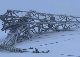 Orașul în care se află principala bază navală a Rusiei a rămas fără curent, după ce s-au prăbușit stâlpii de înaltă tensiune