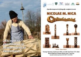 „Cioplitorul de gânduri”-Expoziție de fotografie și sculptură la Muzeul Satului