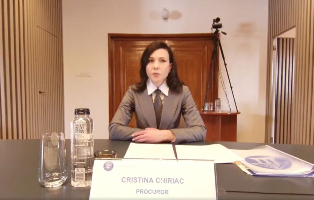 Cristina Chiriac, candidată la șefia Parchetului General, propune reducerea stocului de dosare prin acorduri de recunoaștere a vinovăției (Video)