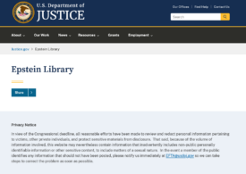 Dosarele Epstein: Guvernul SUA nu va deschide noi acțiuni în justiție