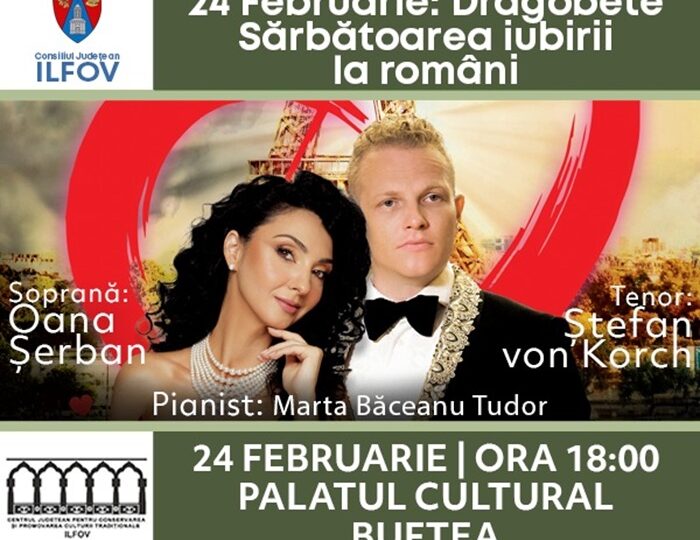 “Je t’aime” - incursiuni muzicale spre inima Parisului, cu tenorul Ștefan von Korch și invitații, pe 24 februarie la Palatul Cultural - Buftea