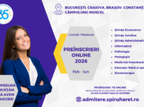 Universitatea Spiru Haret lansează campania de PREÎNSCRIERI ONLINE pentru anul universitar 2026-2027