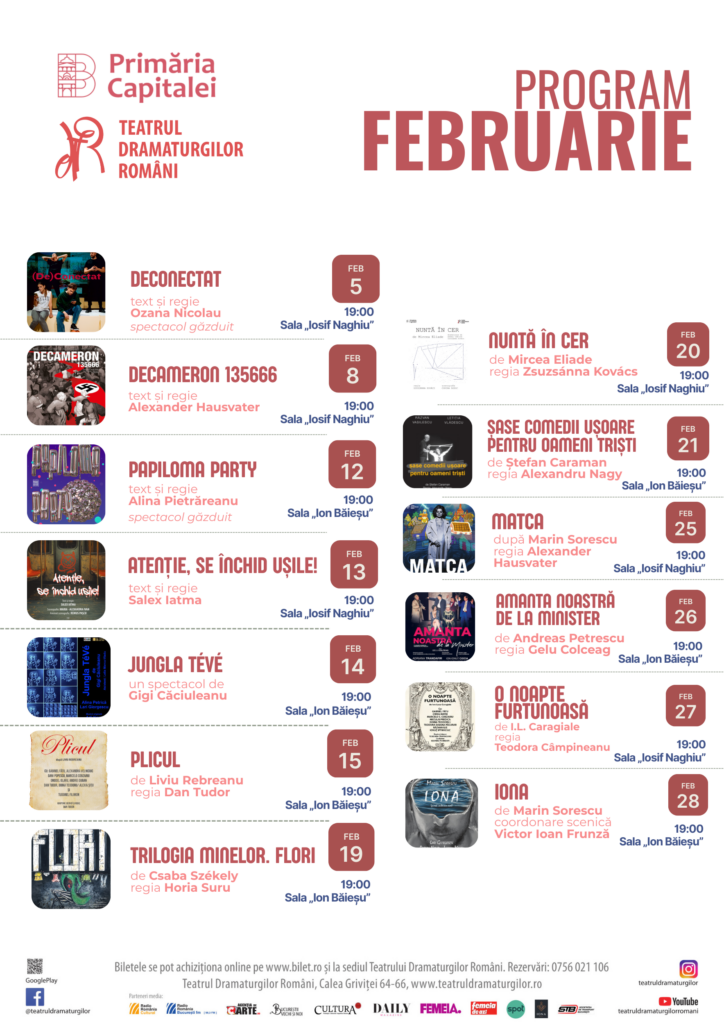 TDR - PROGRAM FEBRUARIE