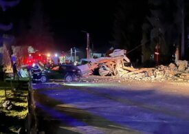 Turla unei biserici s-a prăbușit în Sălaj. O polițistă a fost surprinsă sub dărâmături (Foto&Video)