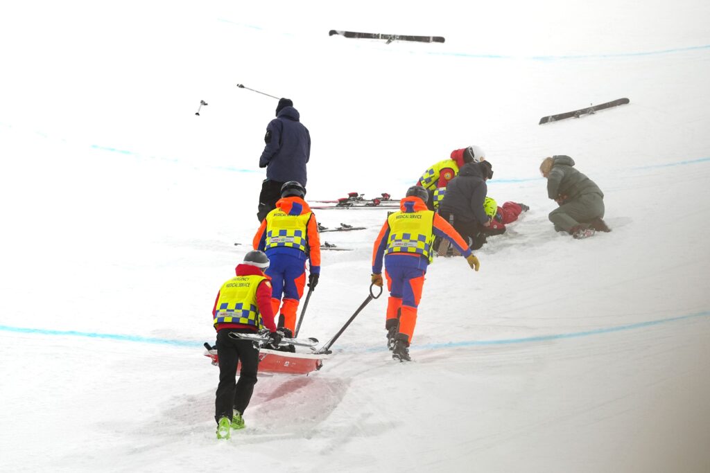 Jocurile Olimpice 2026: Finley Melville Ives, transportat la spital după o căzătură cumplită