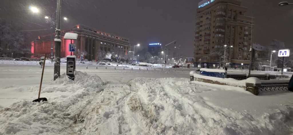 Cod roșu de ninsori abundente în București și Ilfov. Mesaj Ro-Alert transmis populației