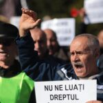 Minerii și energeticienii protestează în Piața Victoriei: Cer tichete de masă, vouchere și revenirea la vechile condiții de pensionare