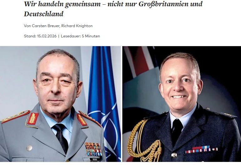Apel fără precedent al șefilor armatei din UK și Germania: Trebuie să vă prevenim. Securitatea noastră nu a fost niciodată atât de incertă!