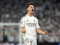 Arda Guler, adversarul României în barajul pentru CM, starul lui Real Madrid, a marcat un gol ireal de la peste 68 de metri (Video)