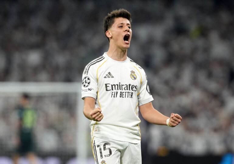 Arda Guler, adversarul României în barajul pentru CM, starul lui Real Madrid, a marcat un gol ireal de la peste 68 de metri (Video)