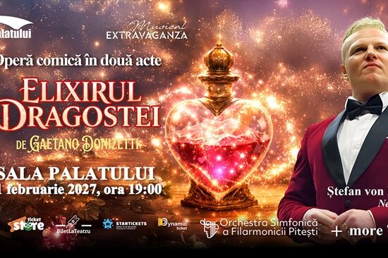 “Elixirul dragostei” - Operă Comică în premieră la Sala Palatului pe 21 februarie 2027