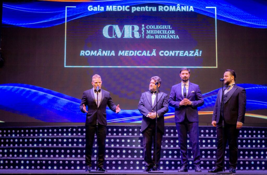Tenorul Ștefan von Korch la Gala Colegiului Medicilor din România
