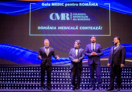 Tenorul Ștefan von Korch la Gala Colegiului Medicilor din România