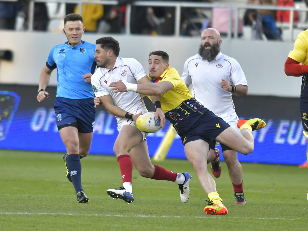 Georgia a învins România cu 53-30 în semifinalele Campionatului European