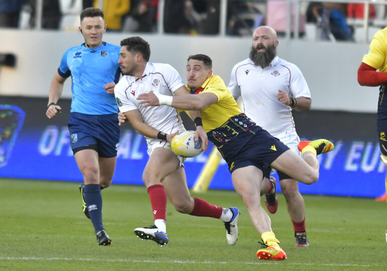 Georgia a învins România cu 53-30 în semifinalele Campionatului European