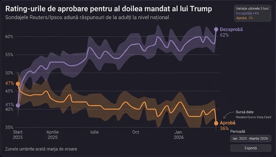 Sondaj Reuters/ Ipsos Donald Trump