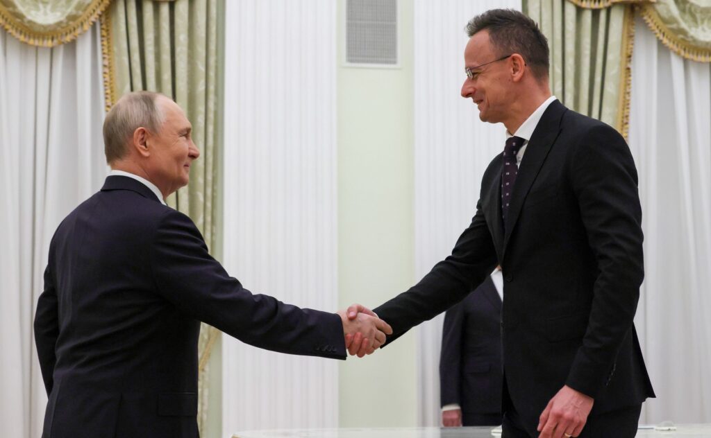 Vladimir Putin, Peter Szijjarto, Ungaria