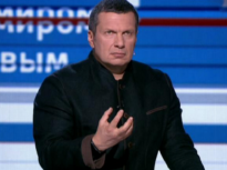 Vladimir Soloviov este cel mai influent propagandist al Kremlinului. Emisiunea lui de pe postul TV Russia 1 este urmărită de milioane de oameni, seară de seară