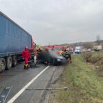 Accident devastator cu două camioane, în Cluj: Cinci oameni au murit, inclusiv doi adolescenți