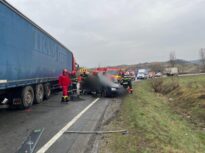 Accident devastator cu două camioane, în Cluj: Cinci oameni au murit, inclusiv doi adolescenți