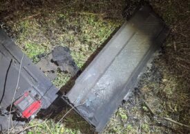 O dronă rusească a fost găsită și detonată în Tulcea (Video)