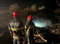 O dronă rusească s-a prăbușit la 2 km de localitatea Parcheș din Tulcea (Foto & Video)